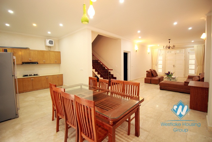 Newly renovated house with back yard and garage for rent in Ciputra Ha Noi